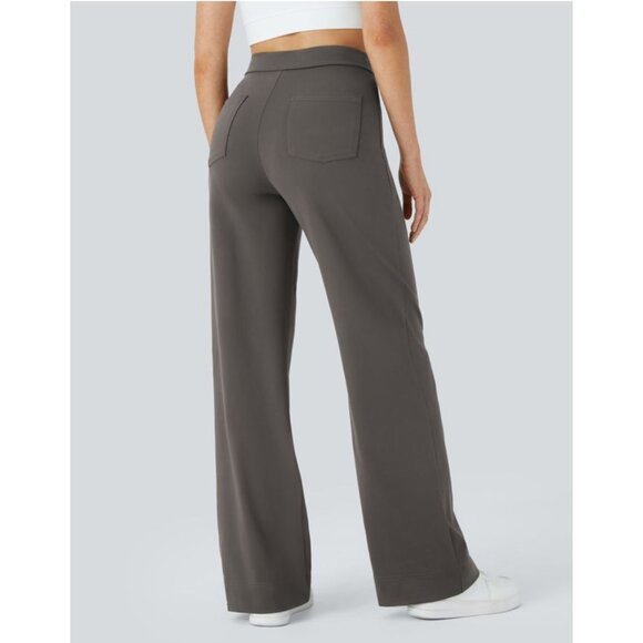 HALARA Women's Straight Leg Pants - Dark Gray - Picture 8 of 9